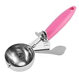 Scooper Eisportionierer, Eisportionierer, Eisportionierer, Obstschaufel for die Küche (Farbe: Rosa, Größe: 6,5 cm) (Color : Pink, Size : 6.5cm)