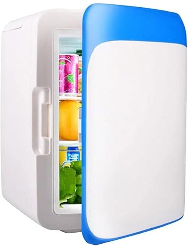 FBITE Mini Kühlschrank 10L Auto Kühlschrank Mini Kühlschrank Kühler Wärmer Lebensmittel Obst Getränke Kosmetik Gefrierschrank Heizung Kompatibel mit Home Office Auto 12V-