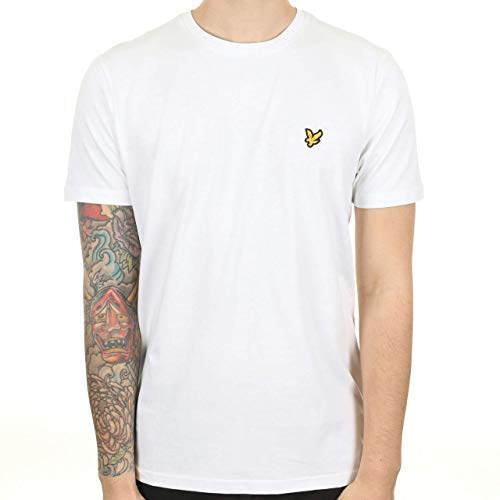 Lyle & Scott Herren Crew Neck T-Shirt, Weiß (White 626), Medium