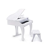 Hape Luxusflügel | Piano mit 30 Tasten, inklusive Stuhl, elektronisches Musik-Keyboard, ab 3 Jahren, Weiß