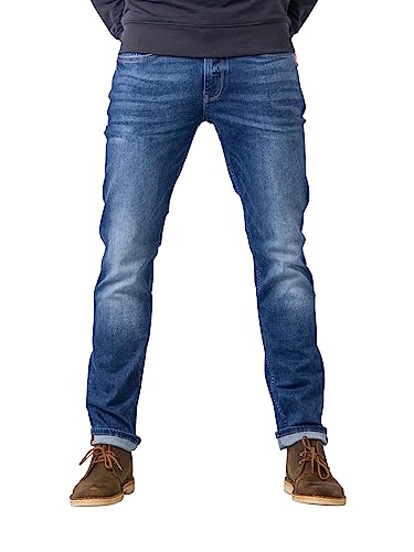 Petrol Industries Herren Straight Fit Jeans Denim Tapered Regular blau W 32 L 32