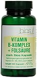 Bios Vitamin B Komplex und Folsäure stark, 100 Kapseln, 1er Pack (1 x 27 g)
