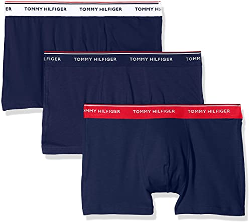 Tommy Hilfiger Herren 3P Trunk Shorts, Mehrfarbig (Multi/Peacoat 904), X-Large (3erPack