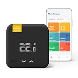 tado° smart home Thermostat (verkabelt) Black Edition – Wifi Zusatzprodukt als Wandthermostat für digitale Einzelraumsteuerung per App – einfache Installation – Heizkosten sparen
