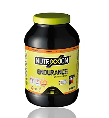 NUTRIXXION® | High Energy Drink Endurance, Energie Drink für Sportler, mit BCAA, Vitaminen & Mineralien, Orange | 2200g