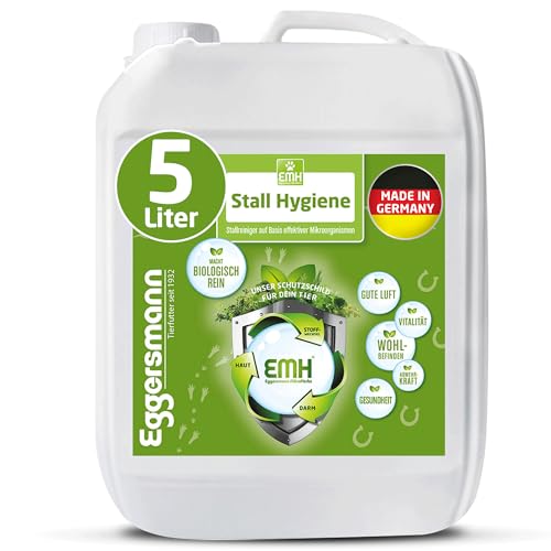 Eggersmann EMH Stall Hygiene - Flüssigkonzentrat für den Stall - Reiniger zur Verdrängung von Keimen - 5 L Flasche