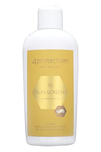 Omnimedica Sun Screen Natural Protection SPF 30, Körper/Gesichts-Sonnenschutz gegen Pigment-Flecken mit dem in der Schweiz patentierten OM24-Grüntee-Extrakt