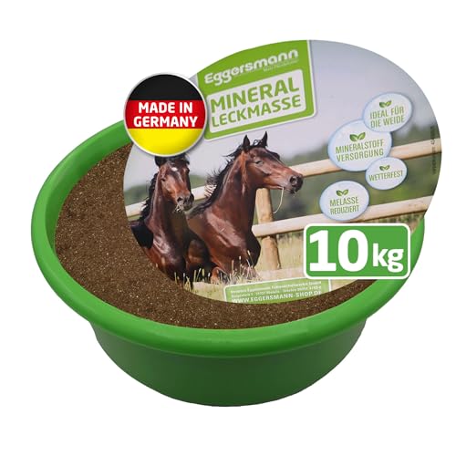 Eggersmann Mein Pferdefutter - Mineral Leckmasse 10 kg - wetterfeste Mineral Leckmasse für Pferde zur selbständigen Aufnahme