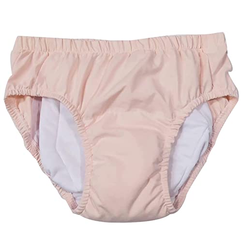 Moderate Harninkontinenz-Slips für Frauen, Wiederverwendbare Unterwäsche für Harninkontinenzhosen, Atmungsaktiver Stoff, Auslaufsichere Unterwäsche, Waschbar (Rosa)