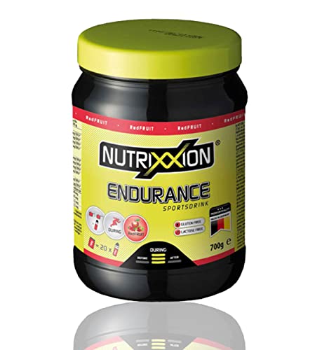 NUTRIXXION® | High Energy Drink Endurance, Energie Drink für Sportler, mit BCAA, Vitaminen & Mineralien, Redfruit | 700g