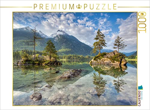 CALVENDO Puzzle Hintersee im Berchtesgadener Land 1000 Teile Lege-Größe 64 x 48 cm Foto-Puzzle Bild von Michael Valjak