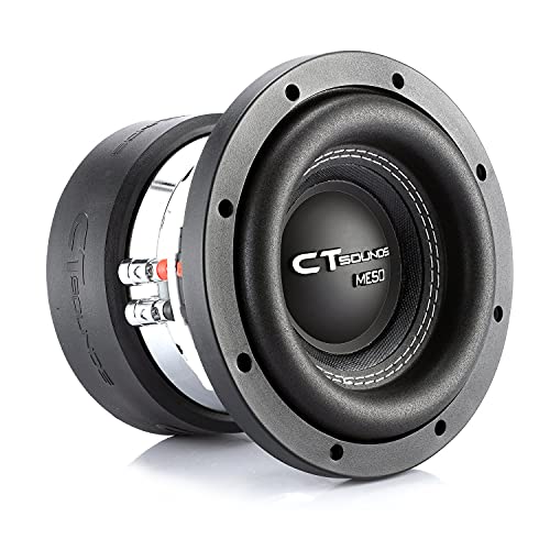 CT Sounds Meso-6.5-D2 6.5" Auto Subwoofer Dual 2 Ohm 800 Watt max