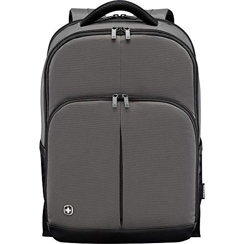 Wenger 601073 LINK 16" Laptop-Rucksack, gepolsterte Laptopfach mit iPad/Tablet / eReader Tasche in grau {21 Liter}