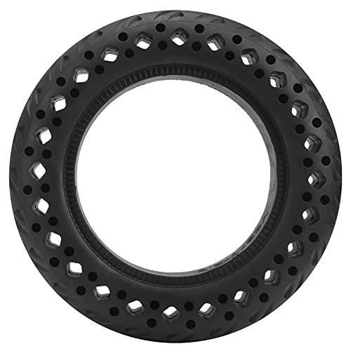 Alomejor 10 Zoll Vollreifen Reifen Gummi Reifenrad Explosionsgeschütztes Vollrad Verschleißfestes Rad für Elektroroller