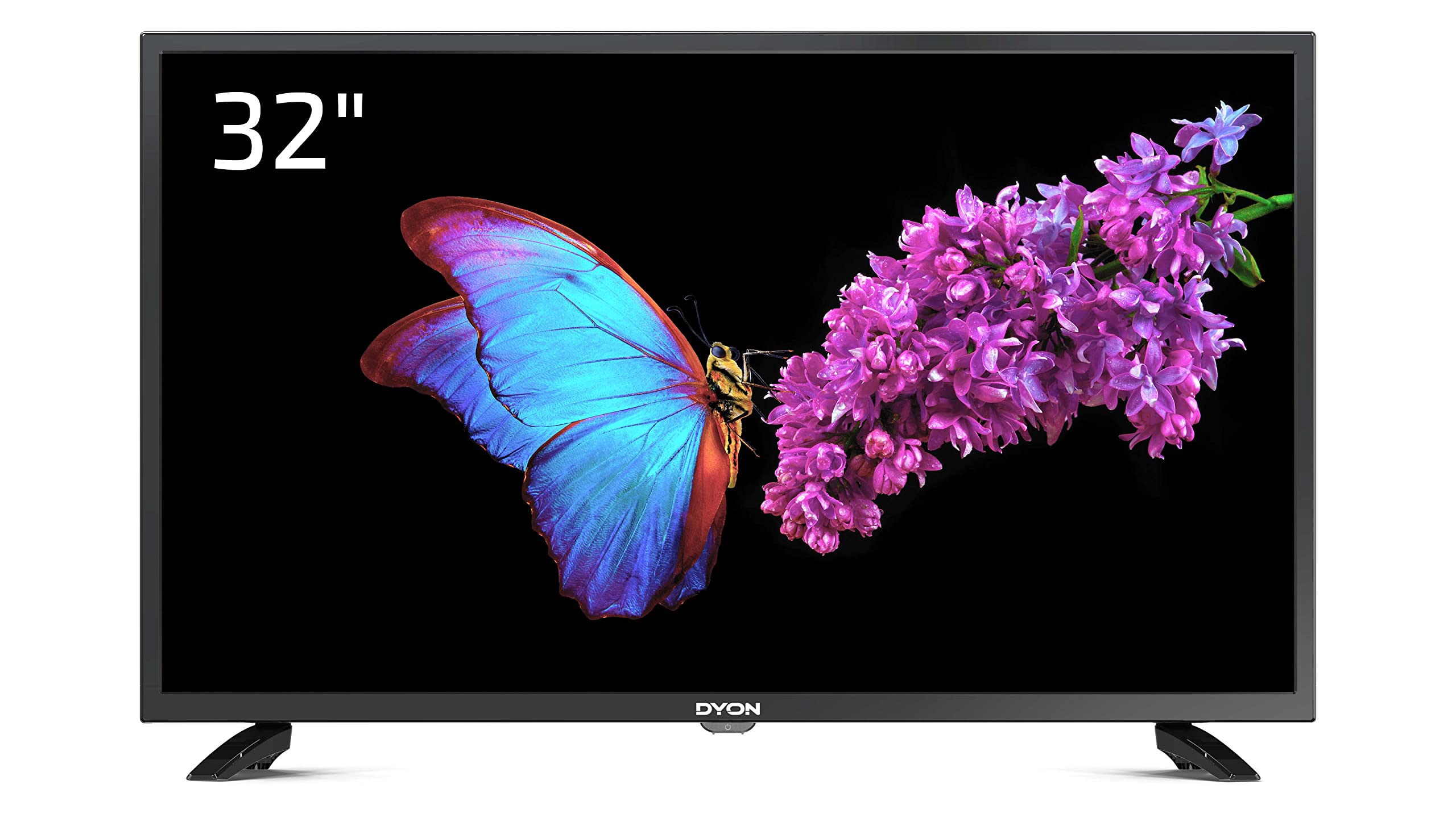 DYON Live 32 Pro X 80 cm (32 Zoll) Fernseher (Triple Tuner (DVB-C/-S2/-T2), Hotelmodus, USB-Media Player) [Mod. 2022]