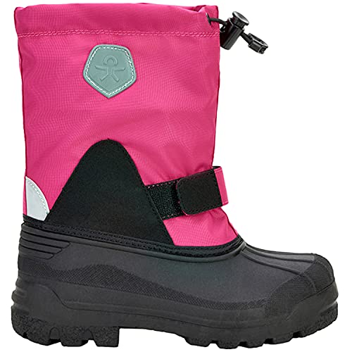 Color Kids Boots with Inner Sock Schneestiefel, Pink Peacock, 31 EU