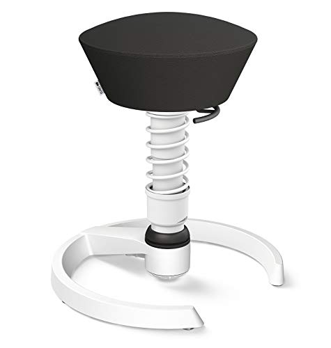 aeris Swopper New Edition Ergonomischer Hocker mit Gleitern – Dynamischer Bürostuhl für einen gesunden Rücken – Vielseitiger Bürohocker und Sitztrainer – 45-59 cm Sitzhöhe, Feder Standard