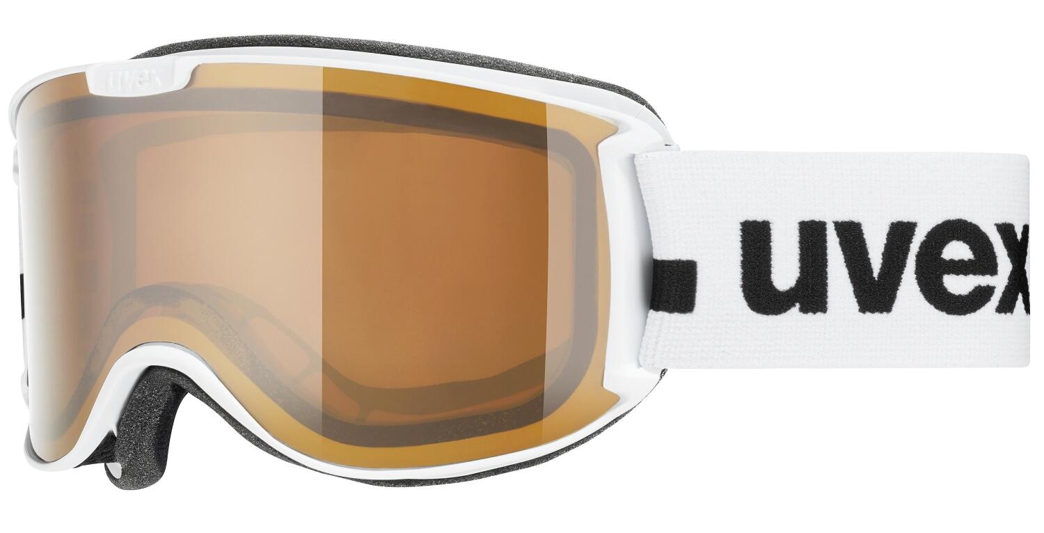 Uvex Unisex-Erwachsene skyper P Skibrille, weiß, one Size