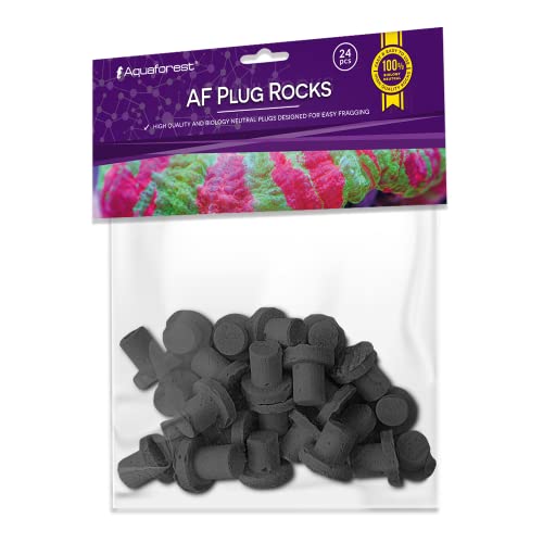 AQUAFOREST - AF Plug Rocks Black 24 Stück - Steckleisten