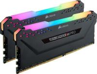 Corsair Vengeance RGB PRO 128GB (8x16GB) DDR4 2666MHz C16 XMP 2.0 Enthusiast RGB LED-Beleuchtung Speicherkit - schwarz