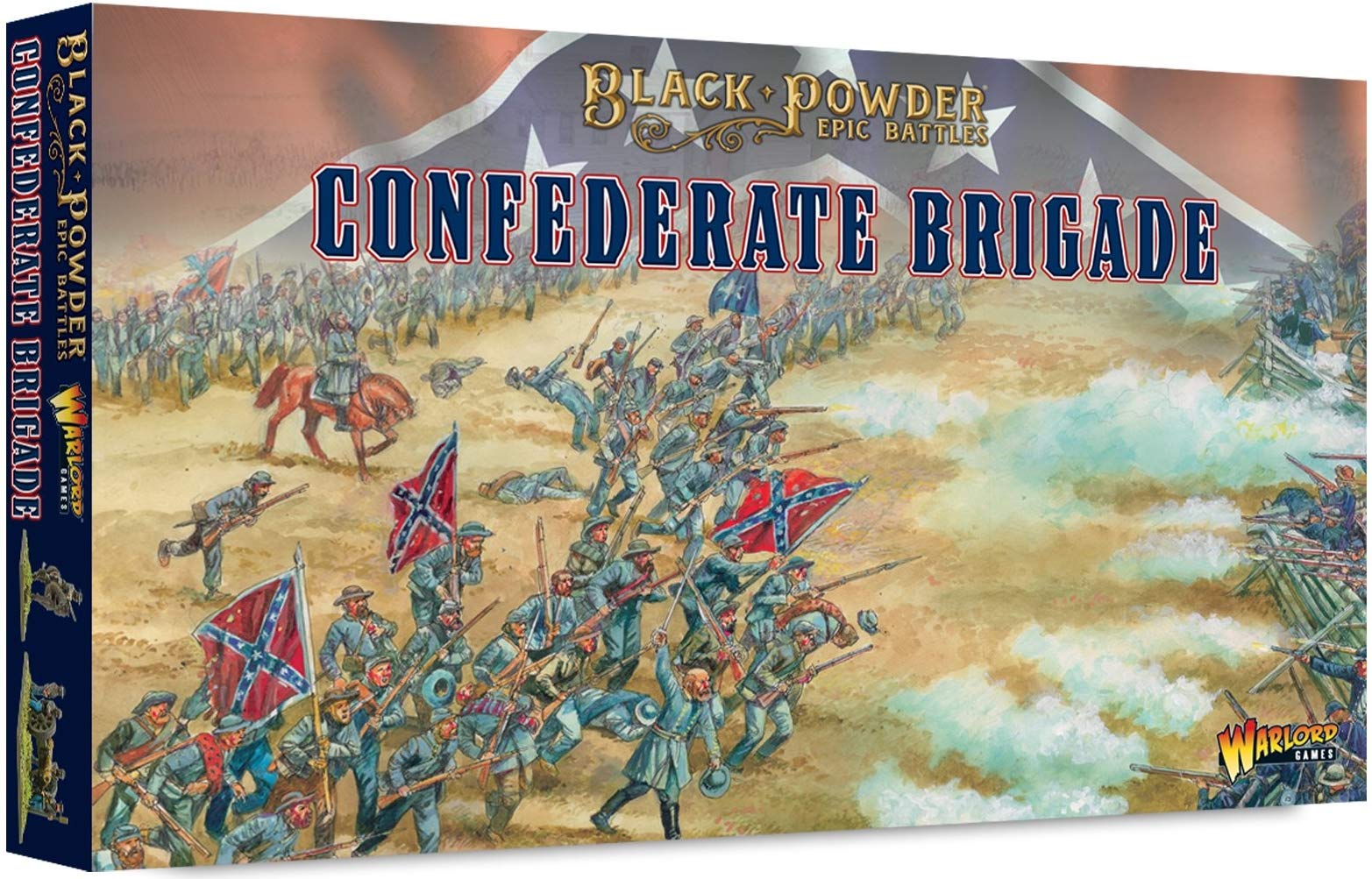 Warlord Games 312414002, Epic Battles, Conföderate Brigade, Wargaming Miniatures