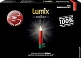 Krinner Lumix Superlight Mini Erweiterungsset, 6 LED Kerzen, rot