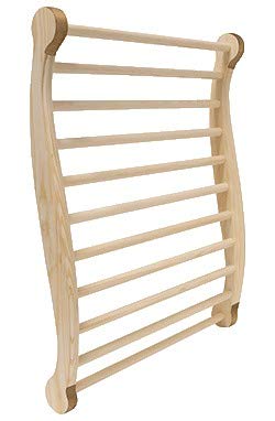 Sentiotec Rückenstütze Rückenlehne ergonomisch Zubehör für Sauna und Infrarotkabine aus Nadelholz