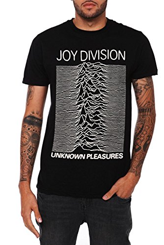 Joy Division - Unknown Pleasures Erwachsene T-Shirt, Large,Large,Black, M