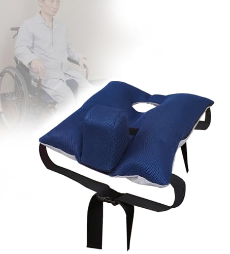 BLUEZY Antidekubitus Sitzkissen Für Rollstuhl, Rollstuhlkissensitz, Steißbein Hämorrhoiden Kissen, Prävention Von Druckgeschwüren Für Rollstühle, Anti-Rutsch, Orthopädisches Kissen