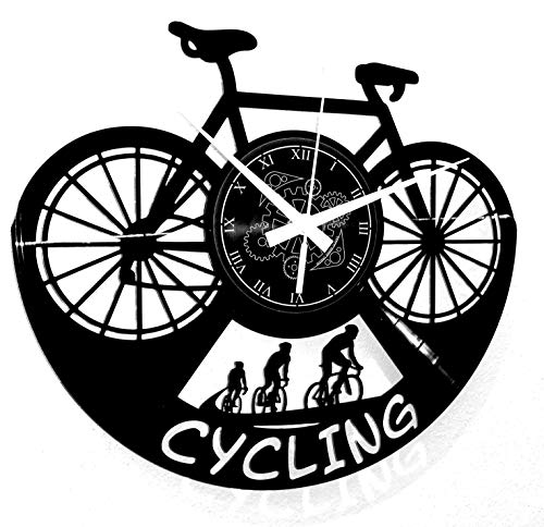 Instant Karma Clocks Wanduhr Sport Fahrrad Radfahren Cycling Vinyl Mountainbike Geschenk Radsportbegeisterte