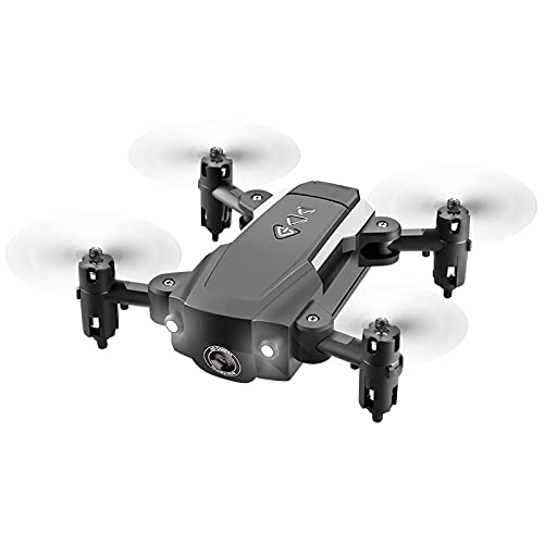 Dariokki Mini Falten UAV Antenne Super Lange Ausdauer Vier Achsen Fahrzeug Kinder Fern Bedienung Flugzeug Spielzeug (1080P Kamera)