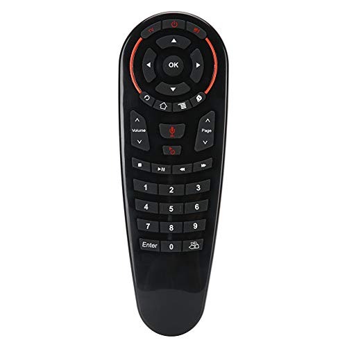 2.4G Wireless Air Remote Mouse, Smart Voice Fernbedienung mit USB-Empfänger, Plug and Play, 33 Tasten Remote Mouse für Android TV Box/PC/Smart TV/Projektor