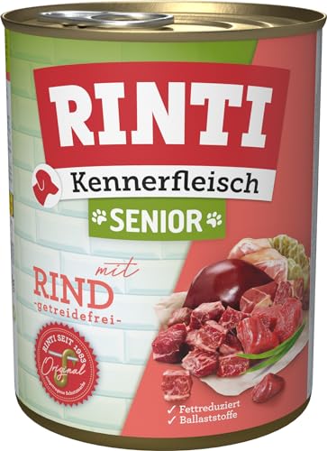 Rinti Kennerfleisch SENIOR+Rind, 12er Pack (12 x 800 g)