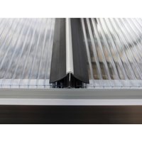 Vitavia windsicherung für gewächshausplatten, schwarz, 4 mm, hkp (2500/3000/3800/4400)