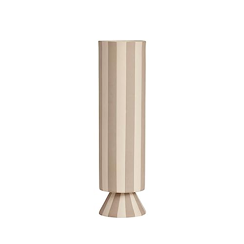 OYOY Toppu Vase - High, Clay, Ø8,5 x H31 cm