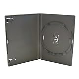 AMARAY DVD Hülle, Hüllen schwarz für 1 Disc 14mm - 25 Stück