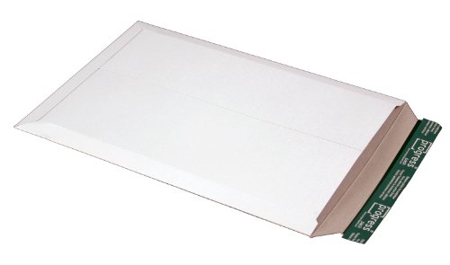progressPACK Versandtasche PP V02.07 aus Vollpappe, DIN A3, 309 x 447 x bis 30 mm, 25-er Pack, weiß