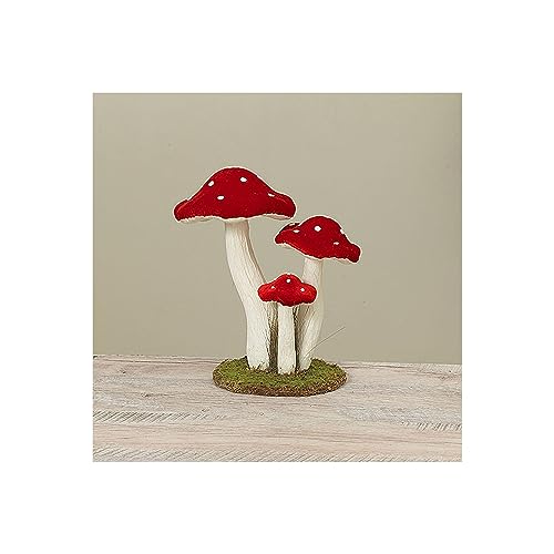 Gerson Company Handgefertigte Pilze, 30,5 cm, Rot
