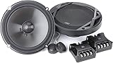 JBL Club 6500C 2-Wege KFZ Soundsystem - 180 Watt Komponenten Auto Lautsprecher Boxen Set mit 16 cm Plus One Einbau Autolautsprecher, Silk Dome Hochtöner & Frequenzweichen, Schwarz