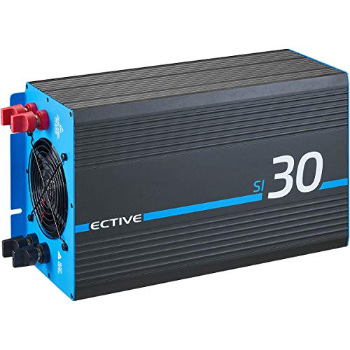 ECTIVE 3000W 12V zu 230V Sinus-Wechselrichter SI 30 mit reiner Sinuswelle zum mobilen Anschluss von Haushaltsgeräten