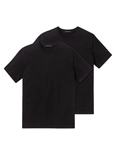 Schiesser Herren Unterhemd 2 er Pack 008150-000, Gr. 8 (XXL), Schwarz (000-schwarz)