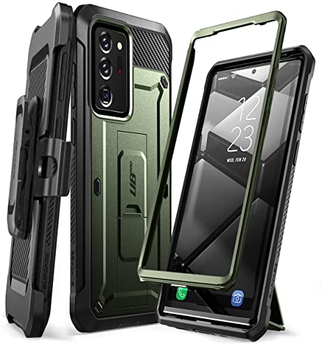 SUPCASE Outdoor Hülle für Samsung Galaxy Note 20Ultra (6.9") 5G Handyhülle Bumper Case Rugged Schutzhülle [Unicorn Beetle Pro] OHNE Displayschutz,Grün