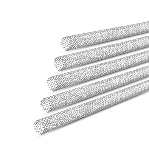 Isolbau Metall-Siebhülsen - Ankerhülse 16 mm x 1000 mm für Gewindestangen M12 - Verzinkt & beschichtet - 5 Stück