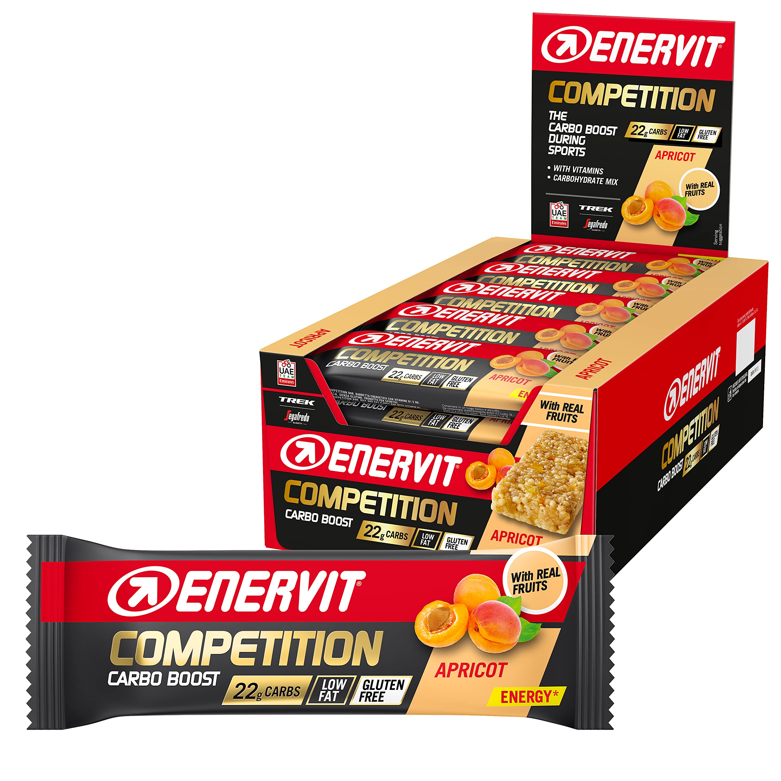 Enervit Competition Bar - Geschmack: Aprikose - 25x Riegel à 30g