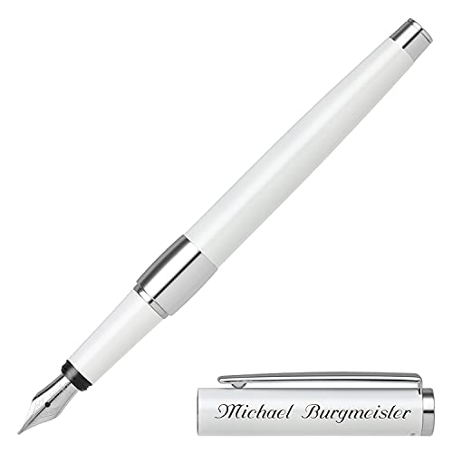 Senator Füllfederhalter IMAGE WHITE LINE 0106 mit Gravur und Geschenk-Etui