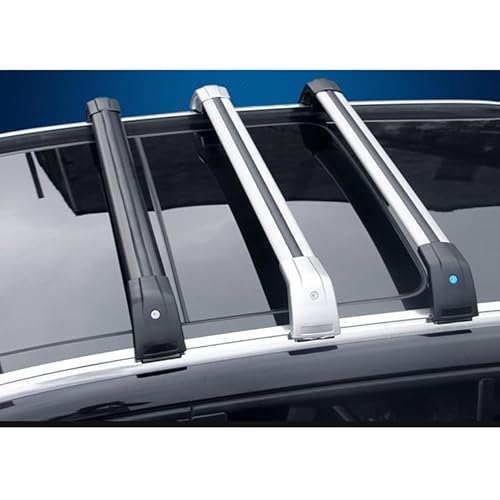 2Pcs Dachgepäckträger, für Volvo XC60 XC90 Dachträger Gepäckträger Auto Zubehör,-Silver Black