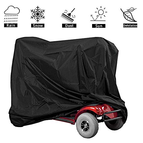 VVHOOY Abdeckung für Elektromobile, wasserdicht, für Elektromobil, 4 Räder, für Outdoor-Aktivitäten, schützt vor Schnee, Regen, Sonne, Staub (140 x 66 x 91 cm)