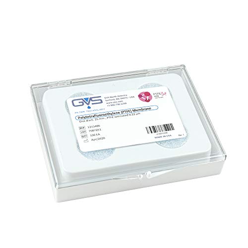 GVS Filter Disc, PTFE, 0.22µm, 25mm, 100/pk