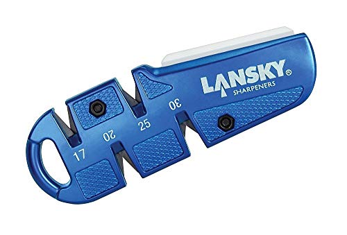 Lansky 290009 Quad Sharp Jagd- / Outdoormesser, Blau, 0