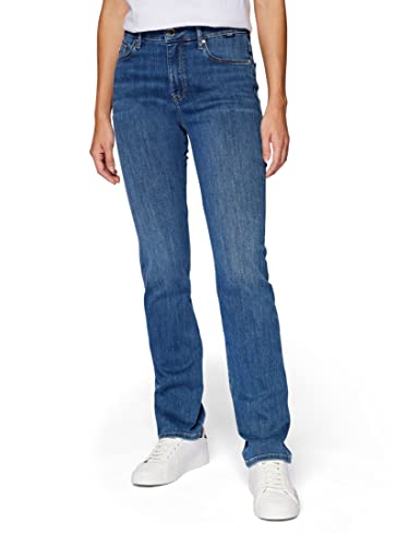 Mavi Damen Kendra Straight Jeans, Blau (Indigo Blue Sateen STR 28925), No Aplica (Herstellergröße: 31/30)
